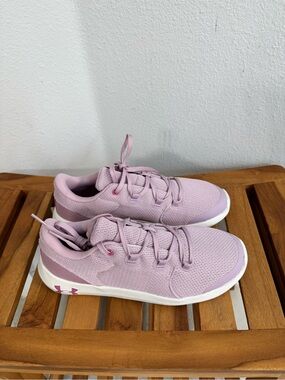 Under Armour 6Y girls mauve pink sneakers NWOT